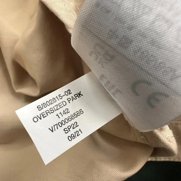 Gap Oversized Anorak Parka Rain Jacket